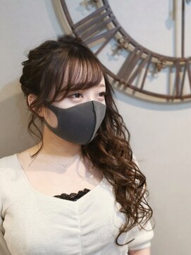 ヘアセットサロン ミント(Hair set salon MINT) サイドアレンジアップスタイル
