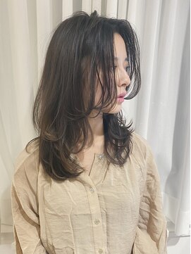 アンス 大阪梅田(ANs.) 大人可愛い小顔ふんわりくびれ無造作カール