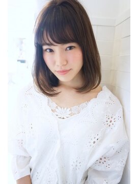 ネオリーブアイム 横浜西口店(Neolive aim) 鎖骨ミディアムストレートボブ♪