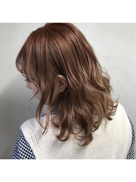 アジールヘア 東上野店(agir hair) オレンジブラウン/ダブルカラー【東上野/上野