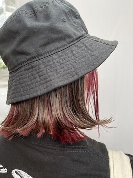 モードクラウド(MODE CLOUD hair design) ピンクインナーカラー