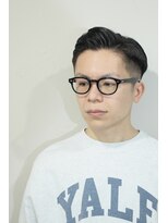 レンゲン(LENGEN)&nbsp;メンズかき上げニュアンスマッシュサイドパート韓国マッシュ