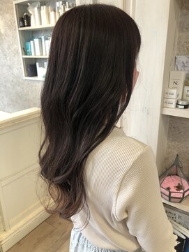 キャアリー(Caary) 福山美容室caary大人気イルミナカラー　パープルブラウン