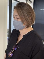 GBG 自由が丘&nbsp;くびれショートボブ40代50代グレイカラー白髪染め白髪ぼかし