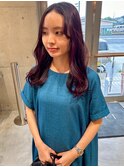 ピンクカラー×韓国風レイヤー