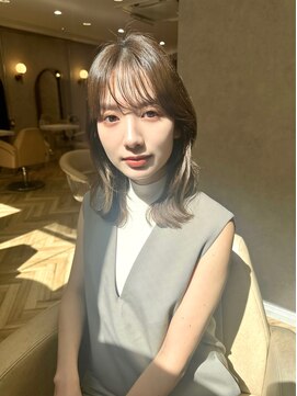 ロンド ルージュ 銀座店(Lond rouge) 前髪に合わせ/くびれレイヤー/ナチュラル/くびれ巻き/モテ髪