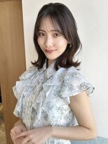 ラボヌールヘアーレーヴ 池袋店(La Bonheur hair reve)&nbsp;前髪マチルダボブ大人可愛い小顔カット薄めバングシースルー