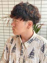 スウェル 船橋店(Swell)&nbsp;ハイライト/マッシュパーマ/ウルフ/波巻き/メンズ