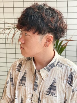 スウェル 船橋店(Swell) ハイライト/マッシュパーマ/ウルフ/波巻き/メンズ