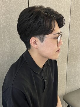 ニアウ 太田店(Niau) メンズナチュラルセンターパート韓国風コンマスタイル質感重視