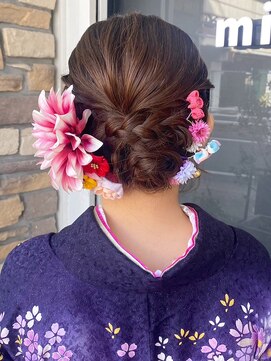 ミル(1001 mille) 浴衣ヘアセット/浴衣ヘアアレンジ/浴衣着付け/花火着付け