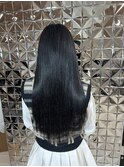 黒髪ロング