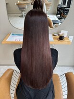 シカ 神戸三宮元町店(Cica)&nbsp;髪質改善UPTOGLOSS 三宮 神戸 艶髪 ストレート ピンクベージュ