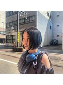 【ショート×ネイビー】