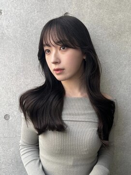 ラボヌールヘアーリアン 川越店(La Bonheur hair Lien) 地毛風カラー×韓国風前髪