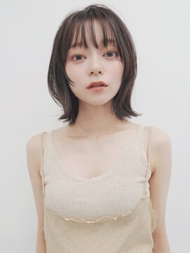 テトラ バイ ネオリーブ 横浜西口店(tetra by neolive) 横浜★小顔前髪ワンカールレイヤーカット黒髪ネビージュボブルフ