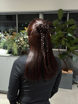 エイゾー 銀座(EIZO) カチモリハーフアップ / ハーフアップアレンジ / お呼ばれヘア