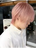 メンズペールピンク ハイトーンカラー
