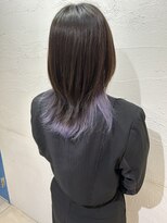 アジールヘア 池袋東口店(agir hair) ブリーチ2回~ウルフカット×襟足インナーラベンダー池袋東口