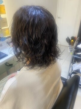 ソーホーニューヨーク 函館店(SOHOnewyork) ミディアムパーマ　函館/五稜郭/函館市美容室