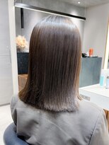 ロンド ロワール 門前仲町(Lond Loire)&nbsp;ボブショートボブ縮毛矯正ベージュグレージュ門前仲町