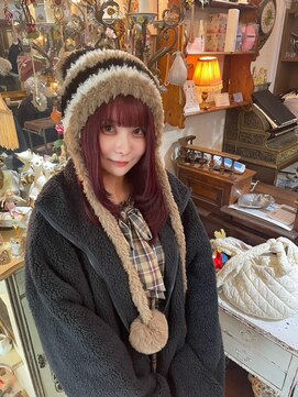 ユウハウスアリス(YUHOUSE ALICE) ワインレッド×レイヤー