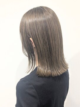 エンクス 天王町店(enx) ホワイトグレージュデジタルパーマミニウルフ天王町HA610