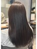 【圧倒的透明感×ダメージに配慮】アディクシーカラー＋2STEP.Aujua+カット