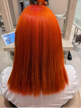 アース 菊名店(HAIR&MAKE EARTH) オレンジカラー