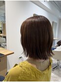 20代30代40代◎似合わせカット暗めカラー切りっぱなしボブ