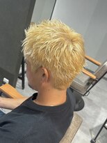スウェル 柏店(Swell)&nbsp;MEN’S HAIR/ハイトーン×スパイキーショート/柏