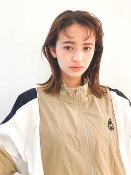 ノーカ 代官山(nohka) 前髪アレンジロブ/マロンベージュ/くすみベージュ/髪質改善