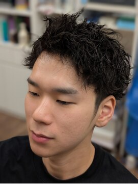 トリイ(TORII) 波巻きアップバングショート