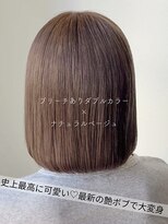 サラジュ 仁川店(SARAJU)&nbsp;【ブリーチ特化】今田担当 ブリーチあり×ナチュラルベージュ