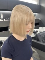 melt.tokyo【メルトトウキョウ】【4月中旬NEW OPEN（予定）】&nbsp;ミルクティーベージュブロンドボブトリートメント