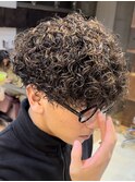 仙台プードルパーマ波巻きスパイラルパーマミニアフロ強めパーマ