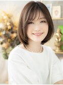 大人美人透明感ミルクティーアッシュボブディc8戸頭30代40代!