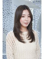 ミチオ ノザワ ヘアサロン ギンザ(Michio Nozawa HAIR SALON Ginza)&nbsp;レイヤーカット/顔周りレイヤー /ストレートヘア/セミロング