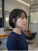 切りっぱなしボブ