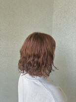 コメット 新須賀店(Comet)&nbsp;オレンジブラウン×ボブパーマ