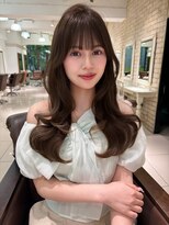 フォルテ 表参道店(FORTE) ミルクティーベージュ/レイヤーボブ/韓国巻き/顔周りカット
