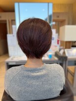 アース 土気あすみが丘店(HAIR&MAKE EARTH)&nbsp;ピンクブラウンショートヘア