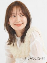 アーサス ヘアー デザイン 川崎店(Ursus hair Design by HEADLIGHT) 似合わせ小顔くびれ韓国ミディアムレイヤー大人ミルクブラウン