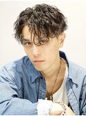 men's hair/波巻きツイストスパイラル/ニュアンスパーマ