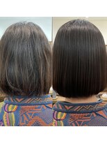 シェアする美容室 結び 結びの縮毛矯正で扱いやすいサラツヤな髪へ★