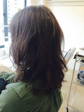カタチヘアー(HAIR) 自然体。。。やさしい。。。ミディアムのカタチ