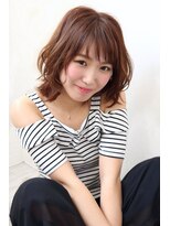 イソラブル 日比野店(ISOLA-blu)&nbsp;ベージュ×ふわカール