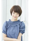 大人可愛い♪　ナチュラルショートスタイル