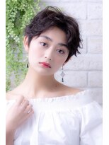 ヘアーアートシフォン 川口東口店(hair art chiffon)&nbsp;ダークアッシュ/着物ヘア/大人ガーリー/似合わせカット