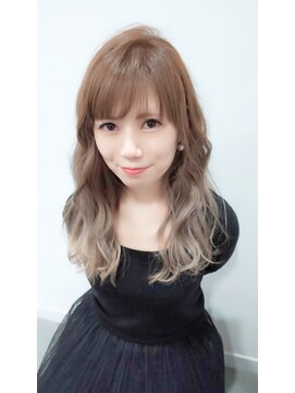 グランヘアー 豊岡店(GRAN HAIR) 【GRANHAIR豊岡店】 ダブルカラー♪ふんわりロング♪